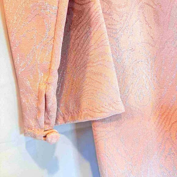 In The Mood Women's Skirt Set Pink Jacquard Tunic Top Micro-pleated Lace Midi 14 - Picture 7 of 16